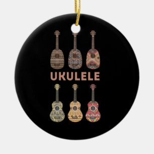 Hawaiian Ukulele types van muziekinstrumenten Keramisch Ornament