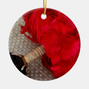 Hawaiian Uli Uli Keramisch Ornament