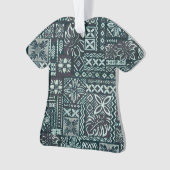 Hawaiian Ulu Tapa Cloth Ornament (voorkant)