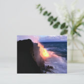 Hawaiian Volcano Briefkaart (Staand voorkant)