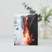 Hawaiian Volcano Lava Briefkaart (Staand voorkant)