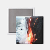 Hawaiian Volcano Magnet Magneet (Voorkant / Achterkant)