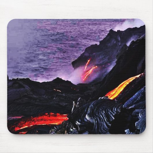 Hawaiian Volcano Mousepad Muismat (Voorkant)