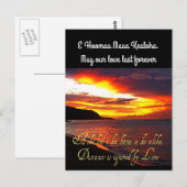 Hawaiian voorgoed Love Briefkaart (Voorkant / Achterkant)