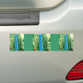Hawaiian Waterfall Art Bumpersticker (Op auto)
