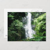 Hawaiian Waterfall Briefkaart (Voorkant / Achterkant)