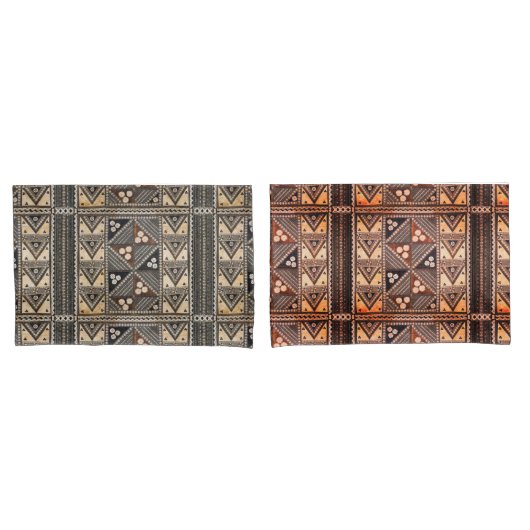 Hawaiian Wedding Tapa Cloth Kussensloop (Voorkant-Set)