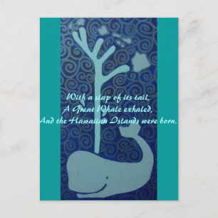 Hawaiian Whale Briefkaart