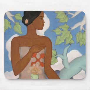 "Hawaiian Woman" - Arman Manookian Mousepad Muismat