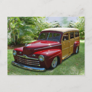 Hawaiian Woodie Briefkaart