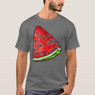 Hawaiian Xmas lights Watermeloen Zomer Kerstmis I T-shirt