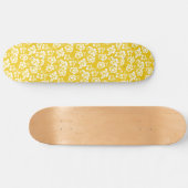 Hawaiian Yellow Flower Skateboard (Horizontaal)