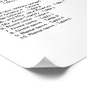 Hawaiian Yellow Plumeria Seating Chart Poster (Hoek)