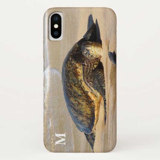 Hawaiian Zee Turtle iPhone Case (Achterkant)