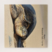 Hawaiian Zee Turtle Puzzle Legpuzzel (Horizontaal)