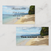 Hawaiians strand scènes Visitekaartje (Voorkant / Achterkant)