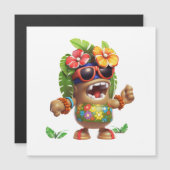 Hawaiin Shirt Guy Magnetische Uitnodiging (Voorkant / Achterkant)