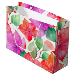 Hawaiitische afdruk groot cadeauzakje