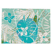 Hawaiitische afdruk groot cadeauzakje (Achterkant)