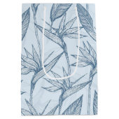 Hawaiitische afdruk medium cadeauzakje (Achterkant)