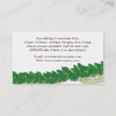 hawaiitische lei1 visitekaartje (Achterkant)