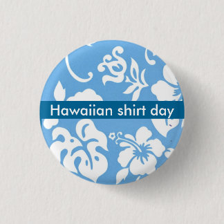 Hawaiitische Shirt Dag Ronde Button 3,2 Cm