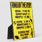 hawaiitische tijdplak fotoplaat (Zijkant)