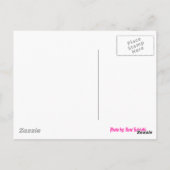 Hawaï's roze Lillies Briefkaart (Achterkant)