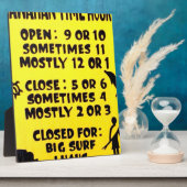 hawaïsche tijd fotoplaat (Zijkant)