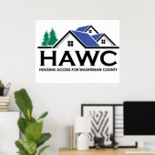 HAWC-poster Poster (Thuiskantoor)