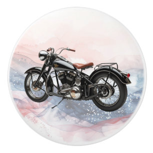 Hawg Heritage V-Twin Panhead Era Patriottische Kno Keramische Knop