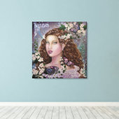 Hawhtorn fée reine étirée art de toile (Insitu (Plancher de Bois))