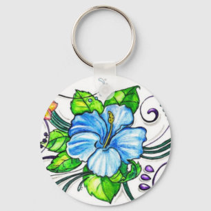 Hawiian Hibiscus Flowers Sleutelhanger