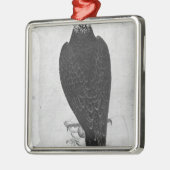 Hawk aan de hand metalen ornament (Links)