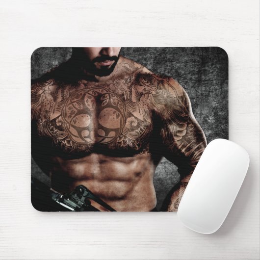 Hawk Artwork Mousepad Muismat (Met muis)