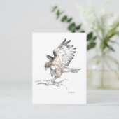 Hawk Briefkaart (Staand voorkant)