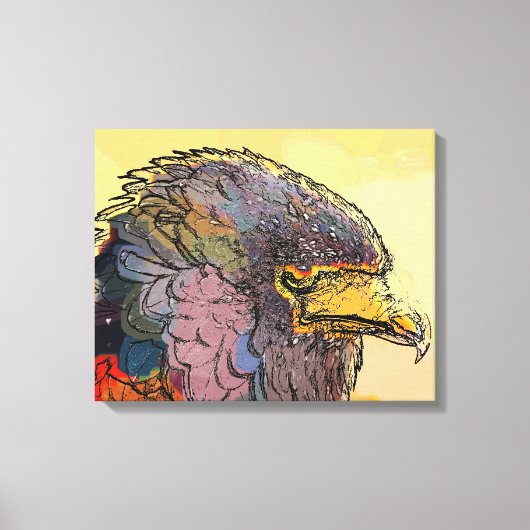 HAWK CANVAS AFDRUK (Voorkant)