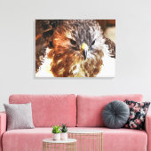 HAWK CANVAS AFDRUK (Insitu (Woonkamer))