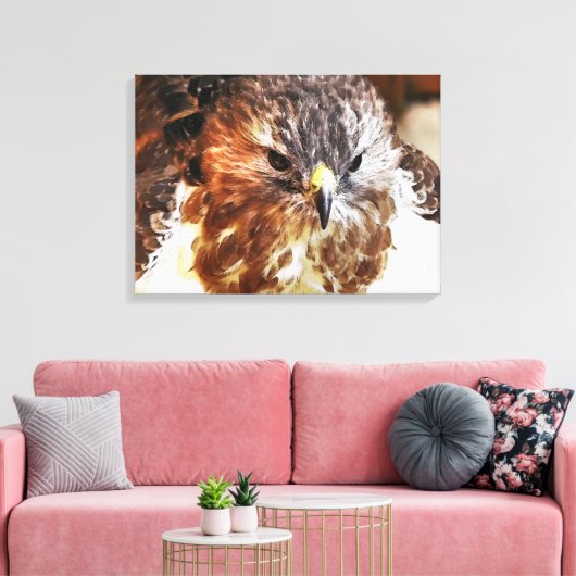 HAWK CANVAS AFDRUK (Insitu (Woonkamer))