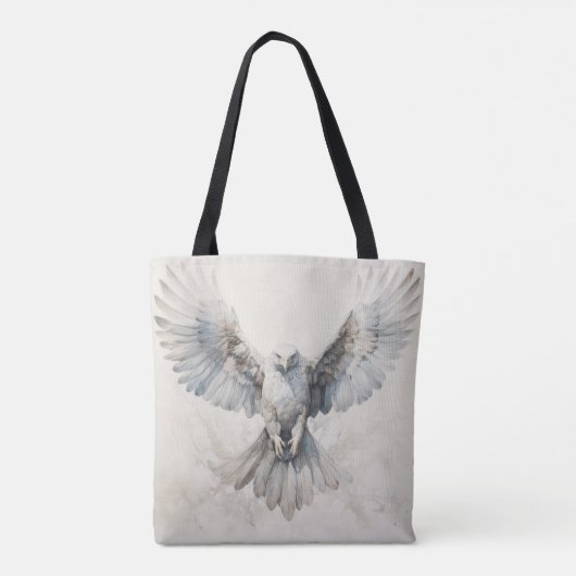 Hawk Canvas tas - Natuur-geïnspireerd,  cadeau (Achterkant)