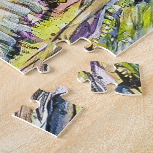 Hawk Design d'art Abstrait Puzzle surdimensionné (Côté)