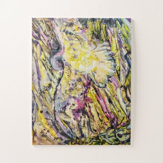 Hawk Design d'art Abstrait Puzzle surdimensionné (Vertical)