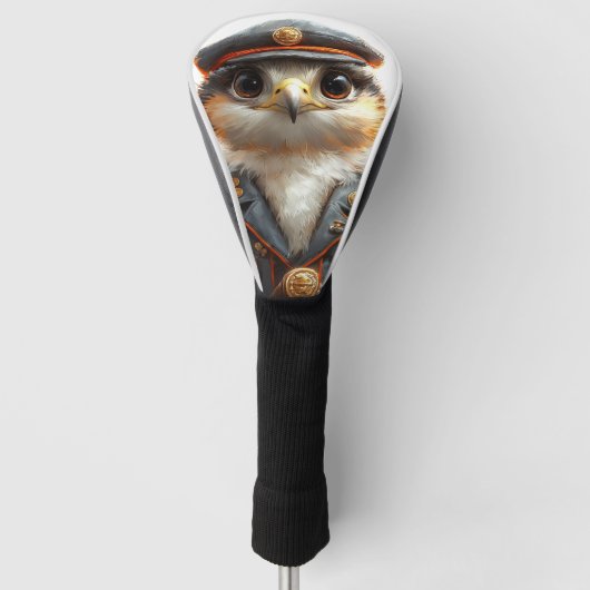 Hawk Driver Hoesje Golfheadcover (Voorkant)