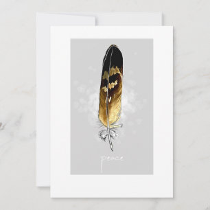 Hawk Feather Kerstkaart
