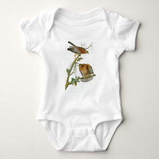 Hawk John Audubon Birds uit Amerika met rode schou Romper