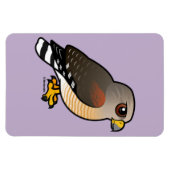 Hawk met rode schouders magneet (Horizontaal)