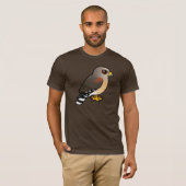 Hawk met rode schouders t-shirt (Voorkant volledig)