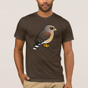 Hawk met rode schouders t-shirt