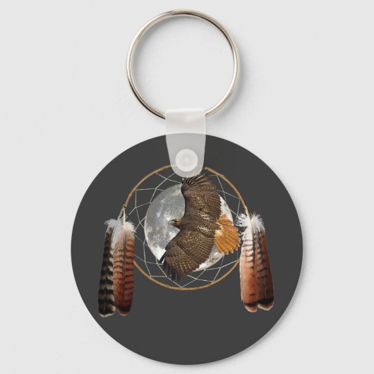 Hawk Moon Sleutelhanger (Voorkant)