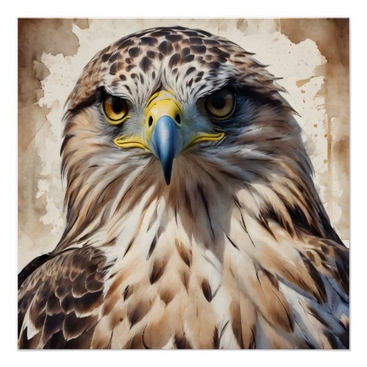 Hawk no 3 Glanzend Poster Perfect Poster (Voorkant)